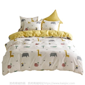 美国三件套Duvet Cover凯奇家纺纯棉套件床上用品
