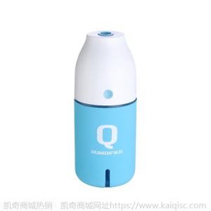 创意Q瓶usb迷你加湿器 家用雾化加湿小夜灯车载空气净化器香薰器