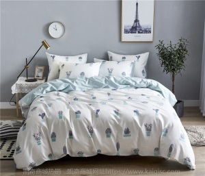 美国三件套Duvet Cover凯奇家纺纯棉套件床上用品