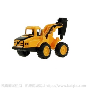 凯奇爆款直销挖掘机滑行合金车模型 儿童玩具迷你套装合金工程车