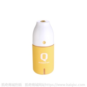 创意Q瓶usb迷你加湿器 家用雾化加湿小夜灯车载空气净化器香薰器