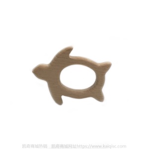 儿童抖音益智早教创意新磨牙安抚玩具榉木卡通动物磨牙棒婴儿牙胶