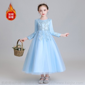 女童公主裙蓬蓬纱长裙2018韩版新款儿童生日礼服花童婚纱连衣裙子
