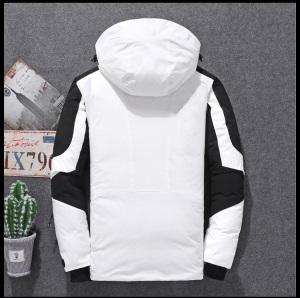 新款男士羽绒服户外冬季滑雪服青年时尚加厚防寒连帽短款羽绒服男