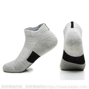 篮球袜男毛巾底防滑运动船袜毛圈户外中短筒精英袜速干跑步袜定制