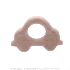 儿童抖音益智早教创意新磨牙安抚玩具榉木卡通动物磨牙棒婴儿牙胶