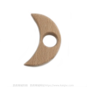儿童抖音益智早教创意新磨牙安抚玩具榉木卡通动物磨牙棒婴儿牙胶