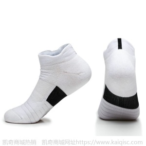篮球袜男毛巾底防滑运动船袜毛圈户外中短筒精英袜速干跑步袜定制