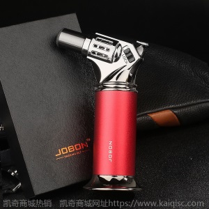 Jobon中邦新品直冲打火机 创意台式充气高温喷枪雪茄点火器批发