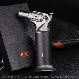 Jobon中邦新品直冲打火机 创意台式充气高温喷枪雪茄点火器批发