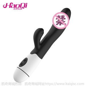 成人情趣用品双头充电振动按摩棒 女用自慰器具G点震动棒厂家批发
