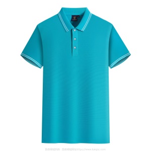 【优选】polo衫工作服装定制短袖 翻领t恤logo企业工衣订做文化衫