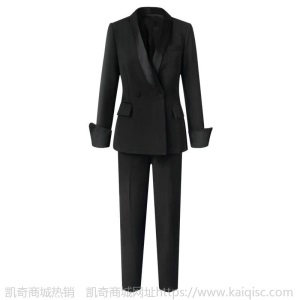 韩版秋季新款黑色修身小西服长袖长裤西装外套OL西服套装女潮