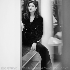 明星同款金丝绒西装套装女秋时尚新款韩版气质职业西服两件套