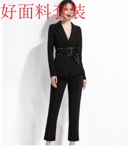 韩版女套装新款潮洋气小香风气质穿搭轻熟风女神范西装两件套