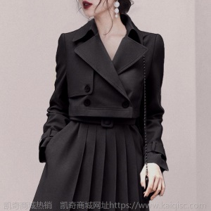 2020秋冬韩版新款女高级感套装冷淡风洋气可盐可甜气质外套两件套