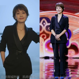 韩版秋季新款黑色修身小西服长袖长裤西装外套OL西服套装女潮