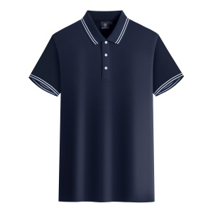 【优选】polo衫工作服装定制短袖 翻领t恤logo企业工衣订做文化衫