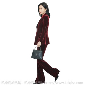 明星同款金丝绒西装套装女秋时尚新款韩版气质职业西服两件套