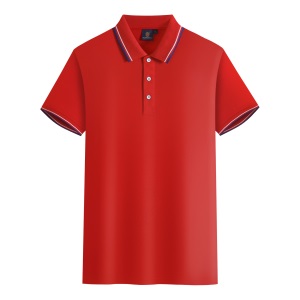 【优选】polo衫工作服装定制短袖 翻领t恤logo企业工衣订做文化衫