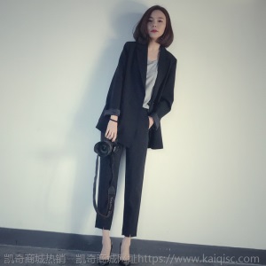 商务装女西服新款春秋韩版小西装外套宽松英伦风休闲套装正装