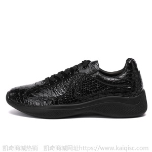 厂家批发真皮全鳄鱼肚皮男鞋商务休闲鞋内增高运动皮鞋鞋子旅游鞋