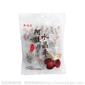 阿胶枣 独立小包装无核直播货源东阿100克山东网红食品阿胶水晶枣