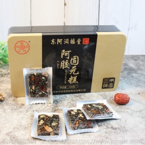 山东铁盒装阿胶固元糕阿胶片阿胶膏即食阿胶糕驴皮阿胶块带货批发