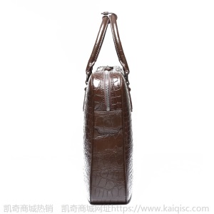 定制虎狼之狮鳄鱼肚皮商务男包休闲电脑包时尚公文包高档手提包