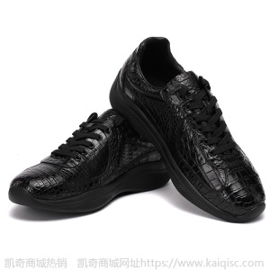 厂家批发真皮全鳄鱼肚皮男鞋商务休闲鞋内增高运动皮鞋鞋子旅游鞋