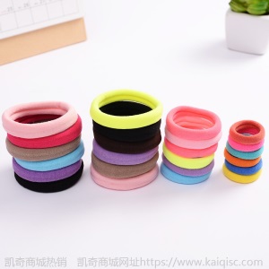 时尚发圈毛巾发圈扎头发皮筋女简约纯色头绳马尾发饰女网红ins