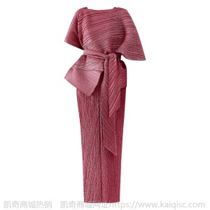 2021夏装新款俩件套气质款女装 修身长款晚会时尚褶皱连衣裙批发