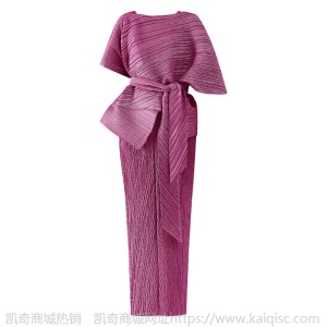 2021夏装新款俩件套气质款女装 修身长款晚会时尚褶皱连衣裙批发