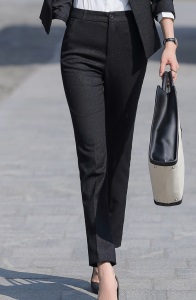 职业装女西装套装2020春秋新款气质女神范黑色商务正装上班工作服