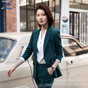 职业装女套装春秋季2019新款ol气质白领西装套装裙正装工作服批发