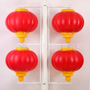 现货批发户外60型磨砂连串灯笼 工程亮化景观防水红节能led红灯笼
