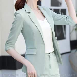西装套装女韩版2020春夏季气质正装外套职业女神范时尚名媛小西服