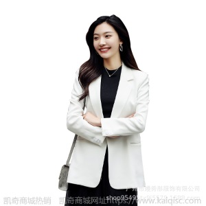 2019春秋款新款网红小西装女外套韩版英伦风白色休闲韩国西服上衣