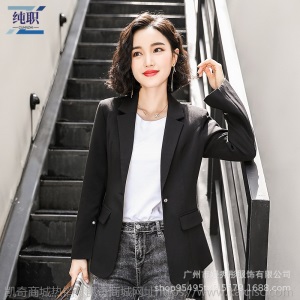 面试装职业商务长袖西服外套女春秋职业通勤正装答辩毕业生小西装