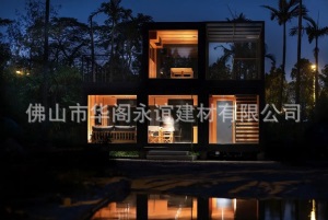 复合墙板钢结构别墅厂，集装箱活动房租售，集装箱商铺