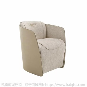 后现代轻奢沙发椅极简皮艺单人沙发酒店休闲会所别墅家具宾利沙发