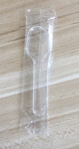 一次性小勺子甜品试吃勺冰淇淋布丁勺独立塑料品尝勺7.5cm/6.5cm