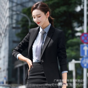纯职 西装工作服2019秋季新款韩版气质职业套装女修身OL正装套裤