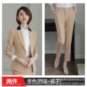 小西装西服女上衣面试工作服套装秋季2019新款职业黑西装外套批发