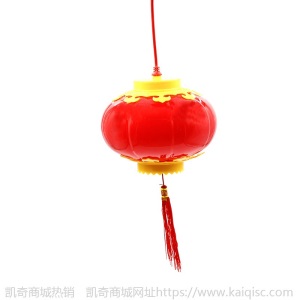 亚克力户外防水LED塑料灯笼街道工程亮化景观装饰连串南瓜红灯笼