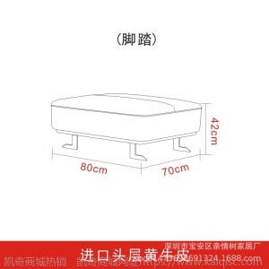 真皮沙发意式极简沙发现代皮艺沙发懒人客厅家具ins网红轻奢四人