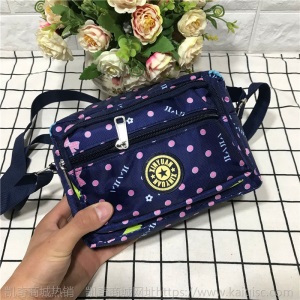 批发地摊包斜挎包女士休闲帆布妈咪包单肩包老年人花布包