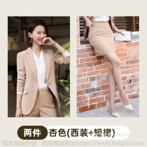 职业装女套装春秋季2019新款ol气质白领西装套装裙正装工作服批发