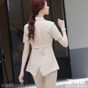 小西装套装女韩版气质2020春夏季薄款西服外套职业套装时尚工作服