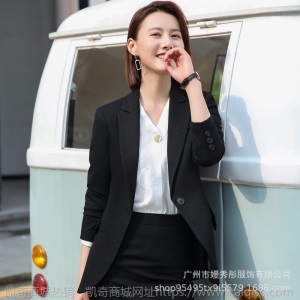 职业装女套装春秋季2019新款ol气质白领西装套装裙正装工作服批发